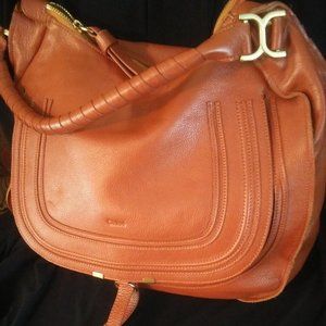 CHLOE - Chloe Marcie Hobo Luxury Leather Purse
